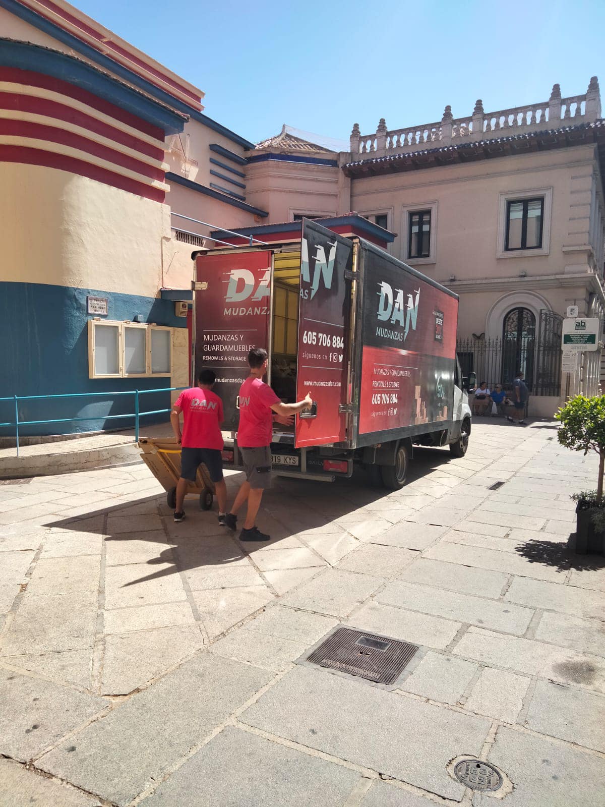 camión de mudanza