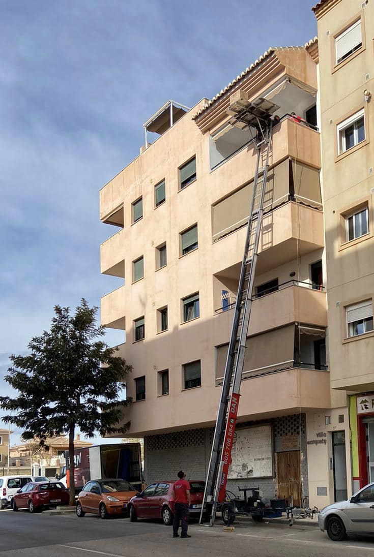 servicio de elevador para mudanza